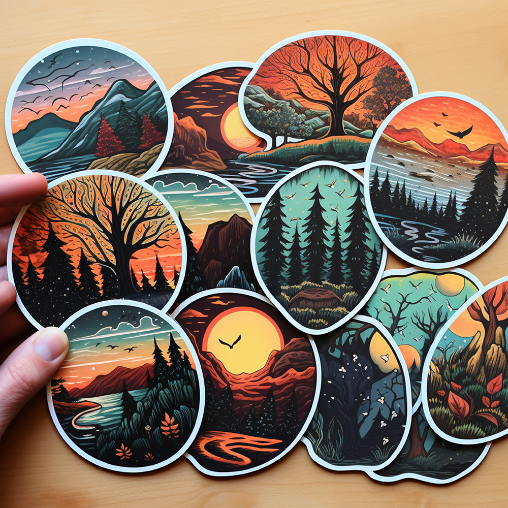 Oval Stickers