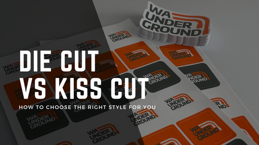 The Difference between Die Cut and Kiss Cut Stickers: How to choose the right style