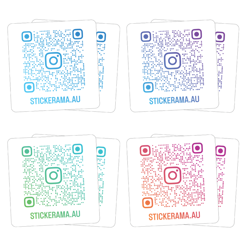 Ama Q R Instagram QR Code Stickers – Stickerama