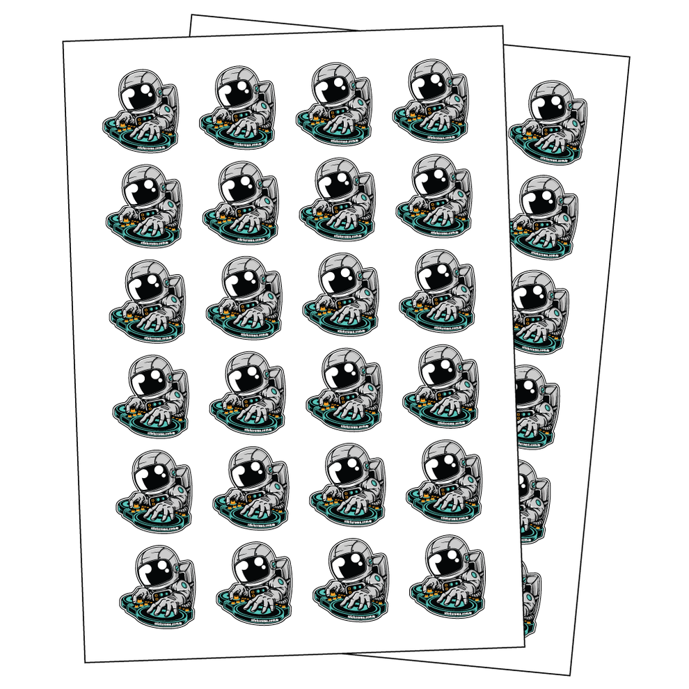 Sahpe Sticker Custom Shape Sticker Sheets Australia – Stickerama