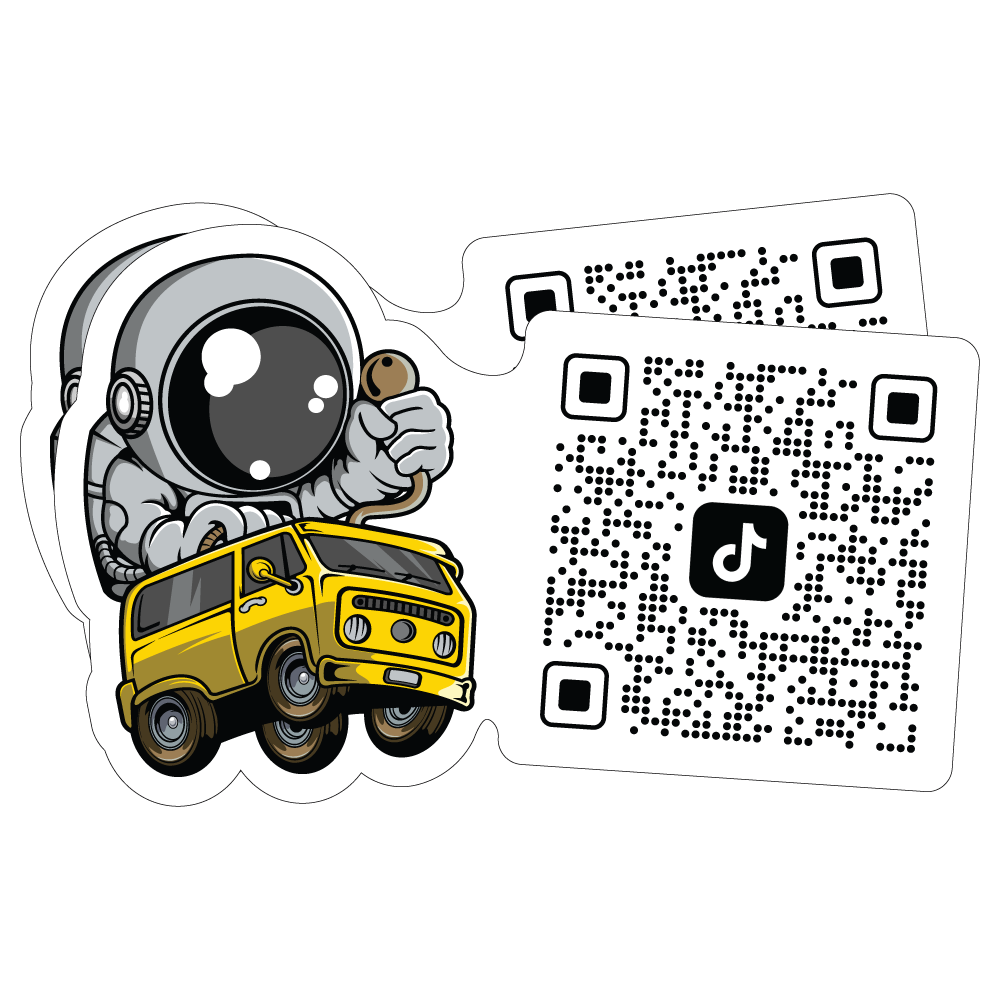 Open Head Code Sticker QR Code Stickers Australia – Stickerama