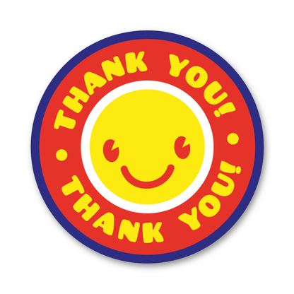 Thank You Sticker Sheets - Style 11