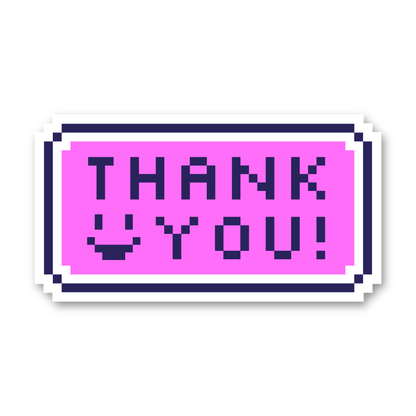 Thank You Sticker Sheets - Style 12