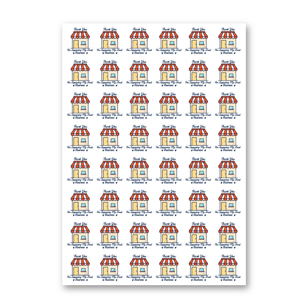 Thank You Sticker Sheets - Style 16
