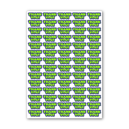 Thank You Sticker Sheets - Style 01
