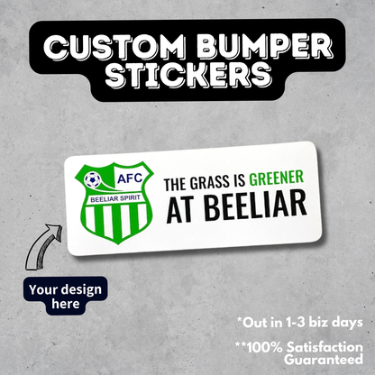 16cm x 5cm Bumper Stickers x 200