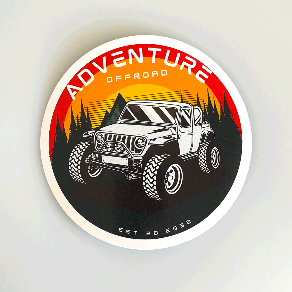 Circle Die Cut Stickers Australia Stickerama