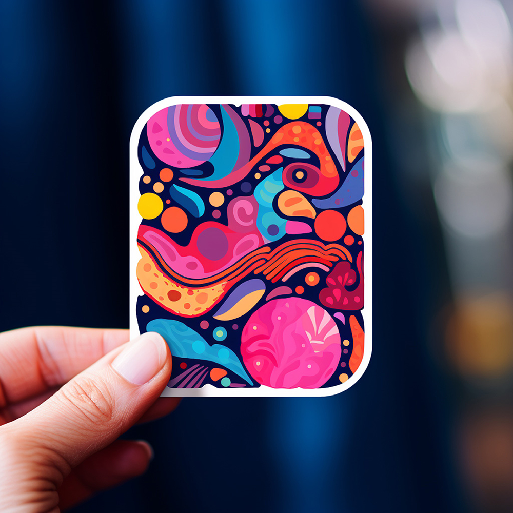 Rectangle Die Cut Stickers Australia – Stickerama