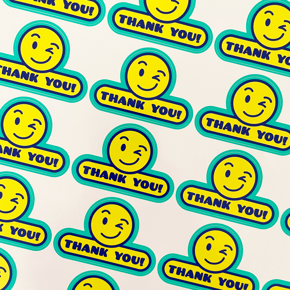 Thank You Sticker Sheets - Style 03