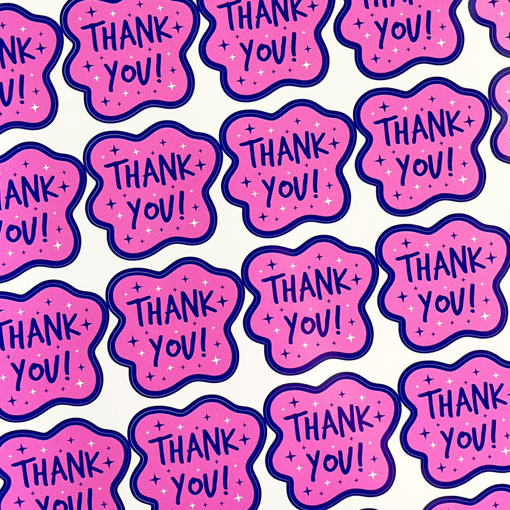 Thank You Sticker Sheets - Style 05